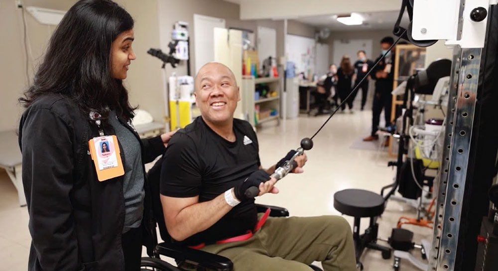 Subacute care team inspires paraplegic nurse to get his life back