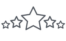 Ícono de 5 estrellas