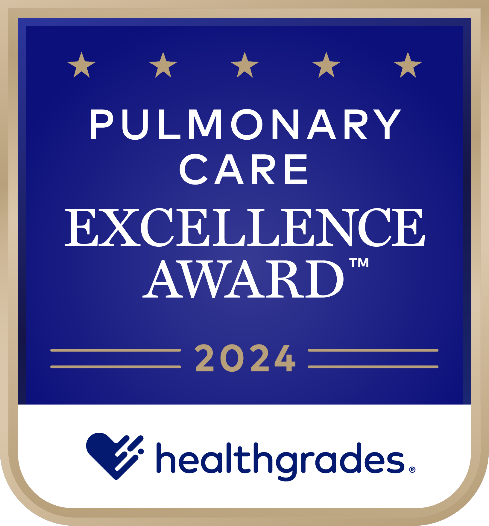 Premio Healthgrades® Pulmonary Care Excellence Award™ 2022-2024