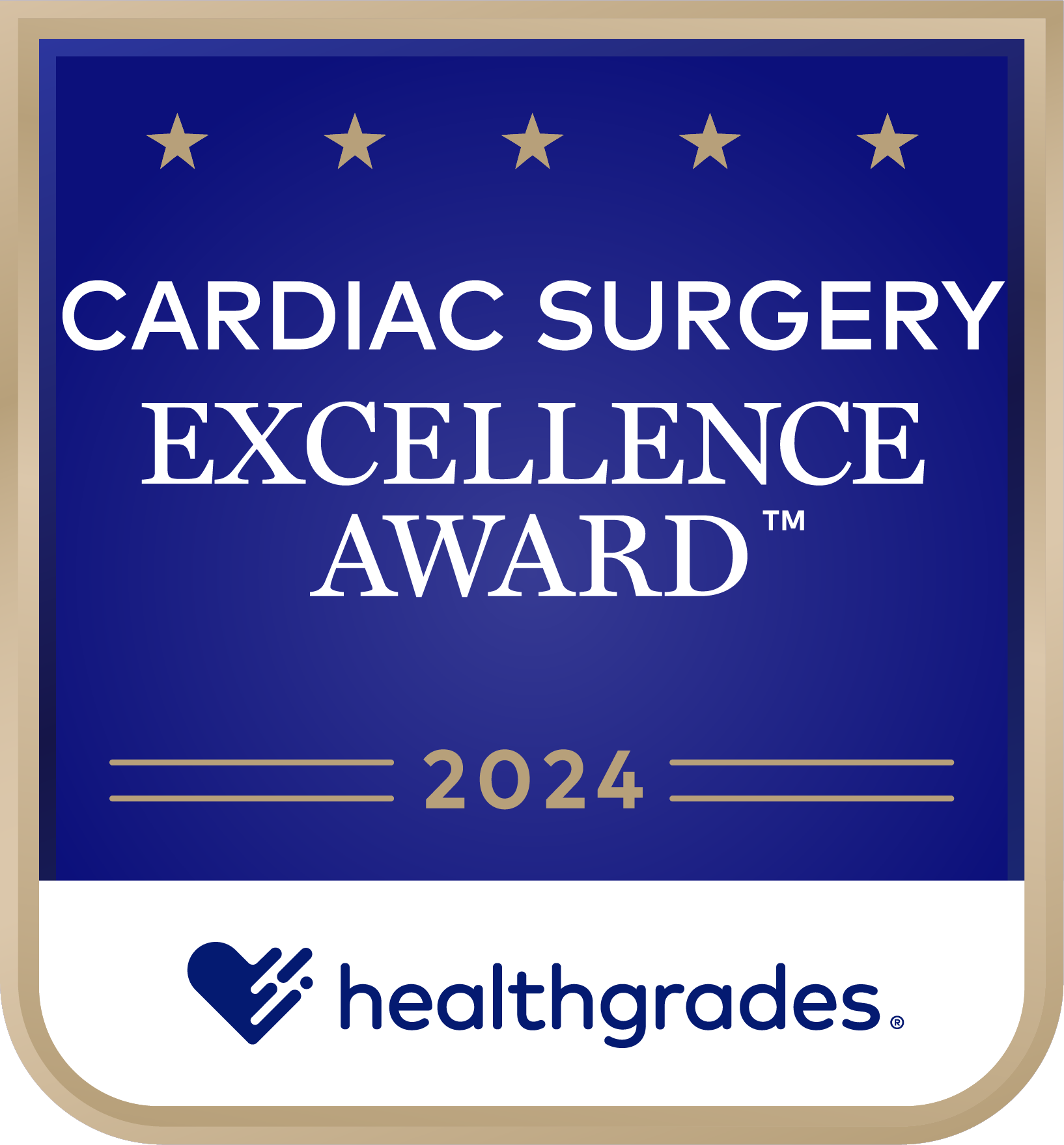 Healthgrades® Cardiac Surgery Excellence Award™ 2024